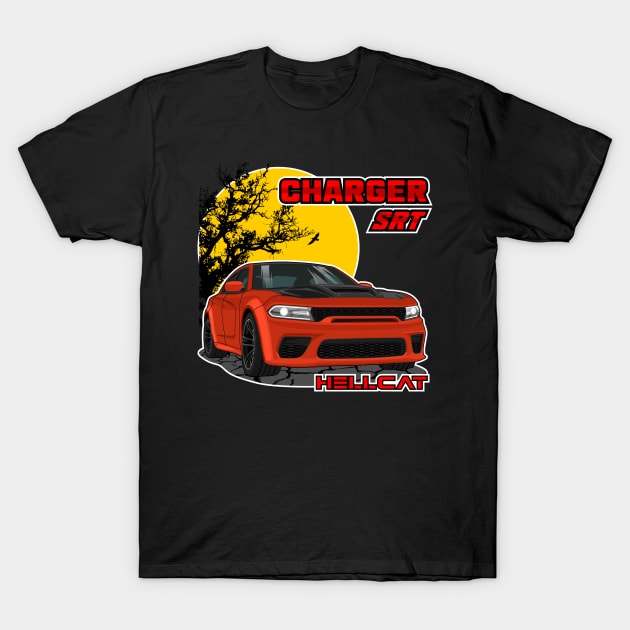 Charger SRT Hellcat T-Shirt by WINdesign